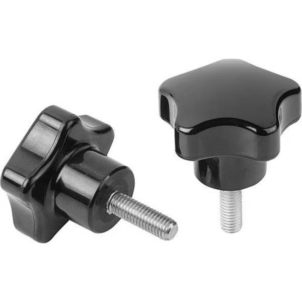 Five lobe grips with external thread, metric, Kipp, Mfr#: K1298.5008X25